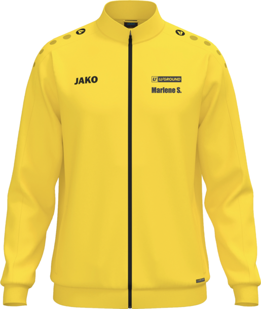 JAKO Polyesterkjacke One 335 gelb